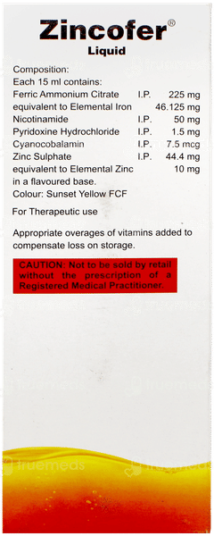 Zincofer Liquid 200Ml